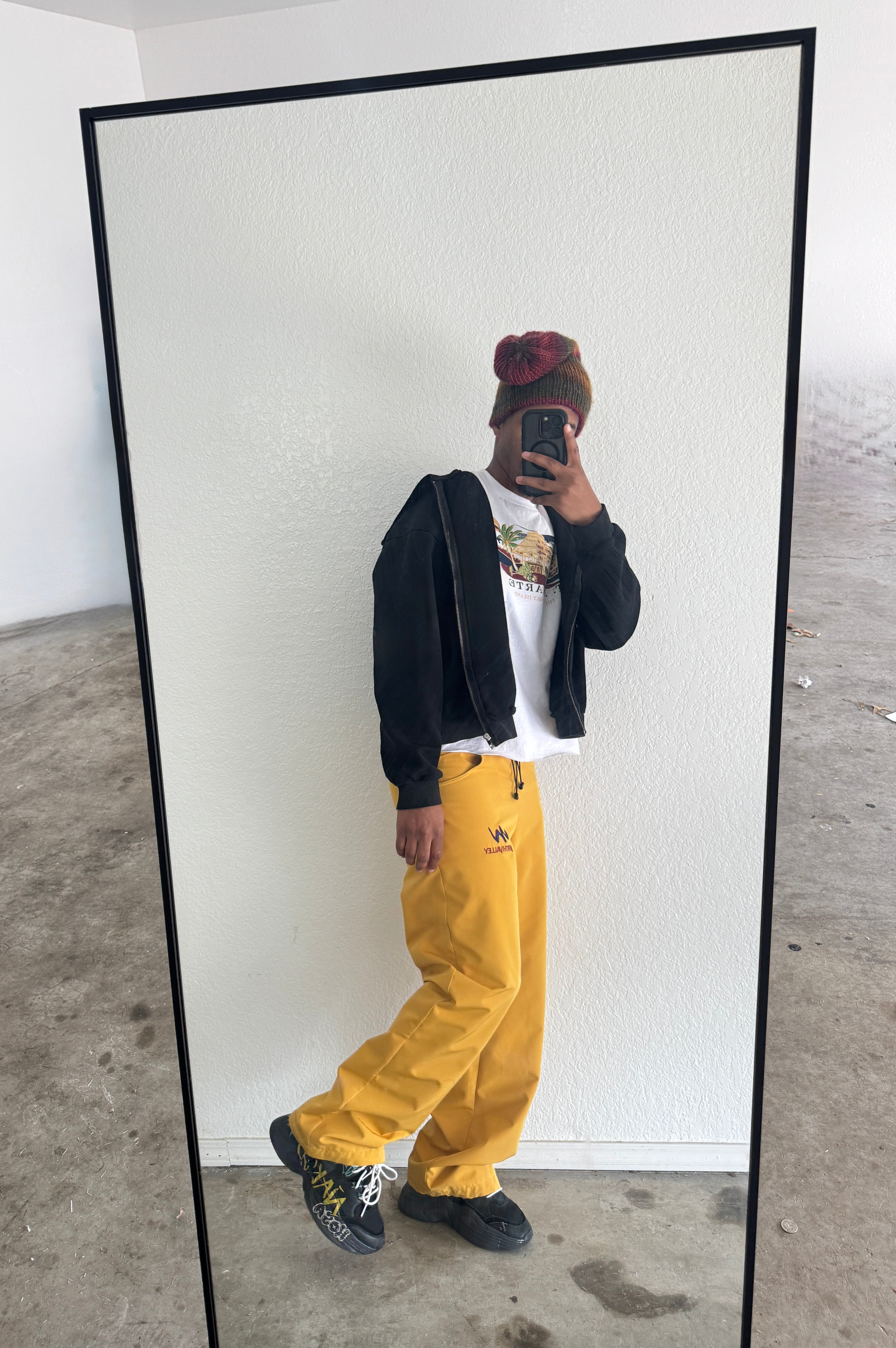 YELLOW OCHRE NYLONS